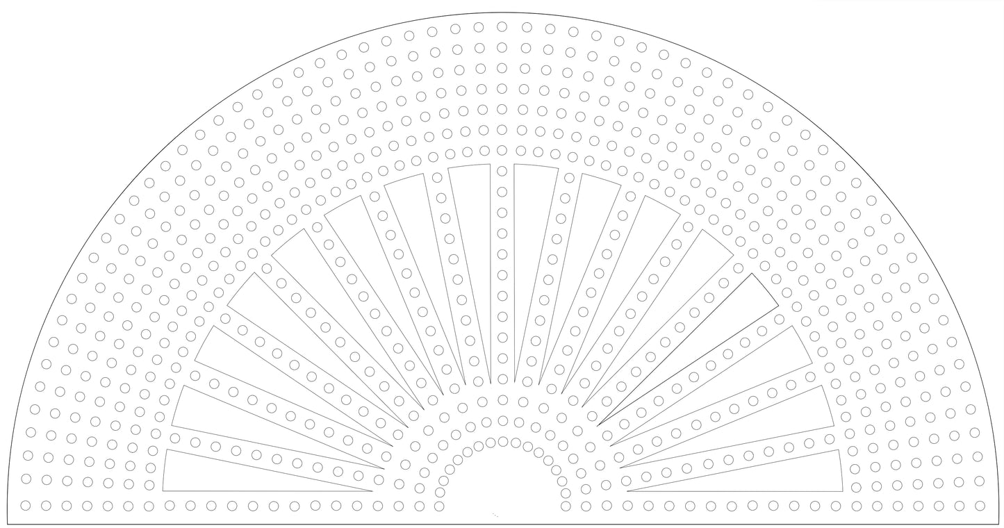 Arch - 48 Inch, 7 Row Arch With Fan