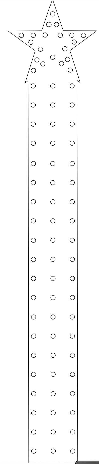 Pole Star - 2 Inch Spacing