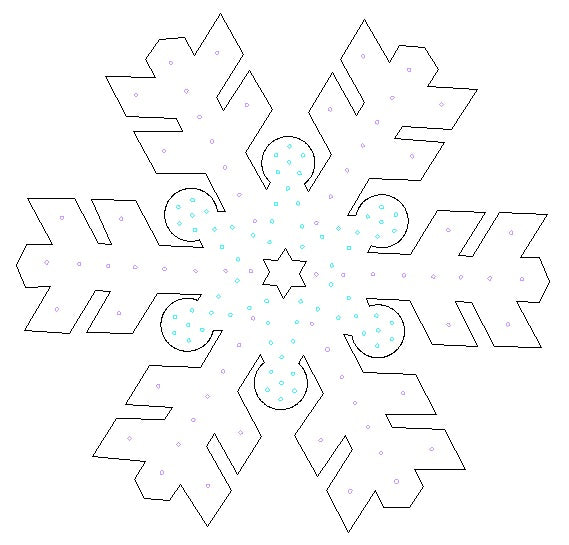 Snowflake D Mini Light