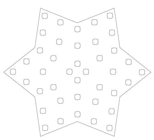 Star - 6 Point, 12 Inch